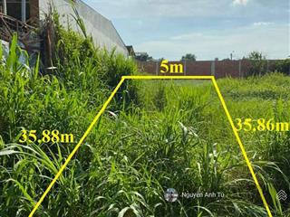 Chủ kẹt tài chính bán lô đất tại giồng cát, tân phú trung, củ chi, 630tr, 180m2  chính chủ uy tín