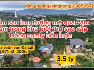 Tin sốc! nhà vườn 671m² ngay sau chùa linh ẩn vườn cây trái sum suê  chỉ 3,5 tỷ ngay ven đà lạt!