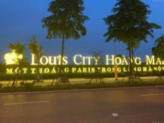 Cho thuê shophouse louis city hoàng mai, 60 tr/th, 196m2, chính chủ hàng hiếm tại hoàng mai, hà nội