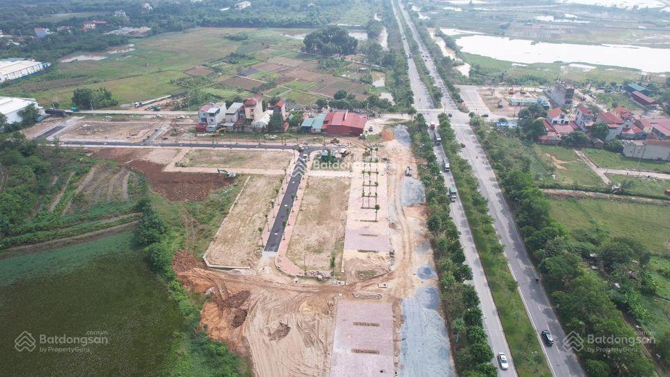 Bán đất đấu giá mặt đường 100 mét, tam đồng mê linh, hà nội. vị trí đắc địa, trái tim của mê linh