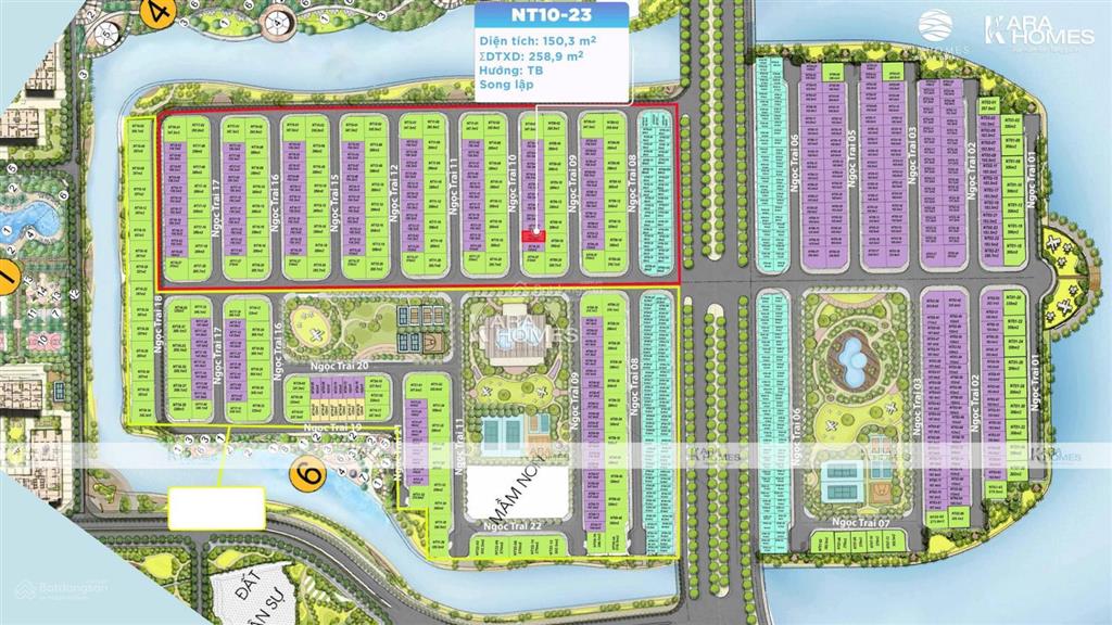 Bán song lập ngọc trai 150m2 giá tốt nhất khu khép kín tại vinhomes ocean park gia lâm
