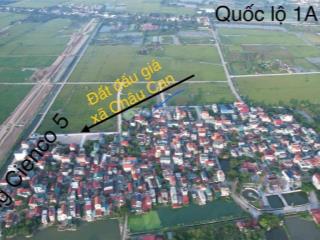Bán đất đấu giá châu can cạnh senco 5 và ql1a siêu phẩm đẹp