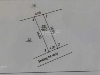 Bán đất thổ cư với dt66m2 ở thị trấn kim bài , đường ôtô đi thông các ngả