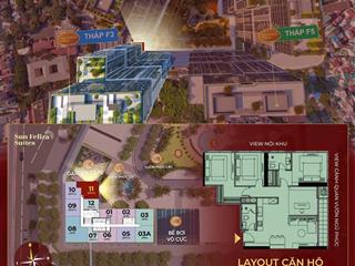 Bán căn 4 ngủ dự án cc cao cấp feliza suites cầu giấy