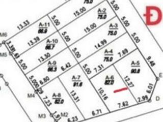 Bán đất nền 75m2, 7 tỷ hơn chút tại đường ỷ lan, đặng xá, gia lâm, hà nội
