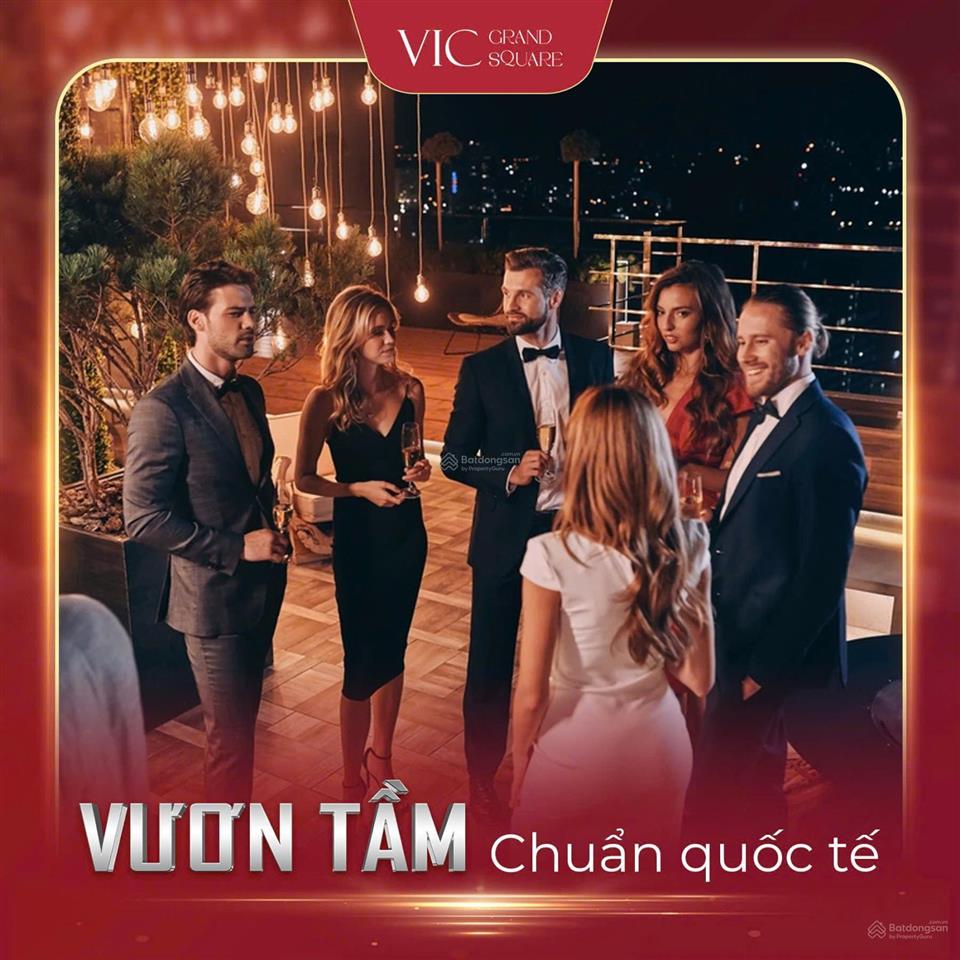 Chuyển nhượng căn 2pn2vs view quảng trường  dự án vic grand square. giá tốt tháng 12