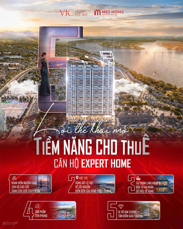Chuyển nhượng căn 2pn2vs view quảng trường  dự án vic grand square. giá tốt tháng 12