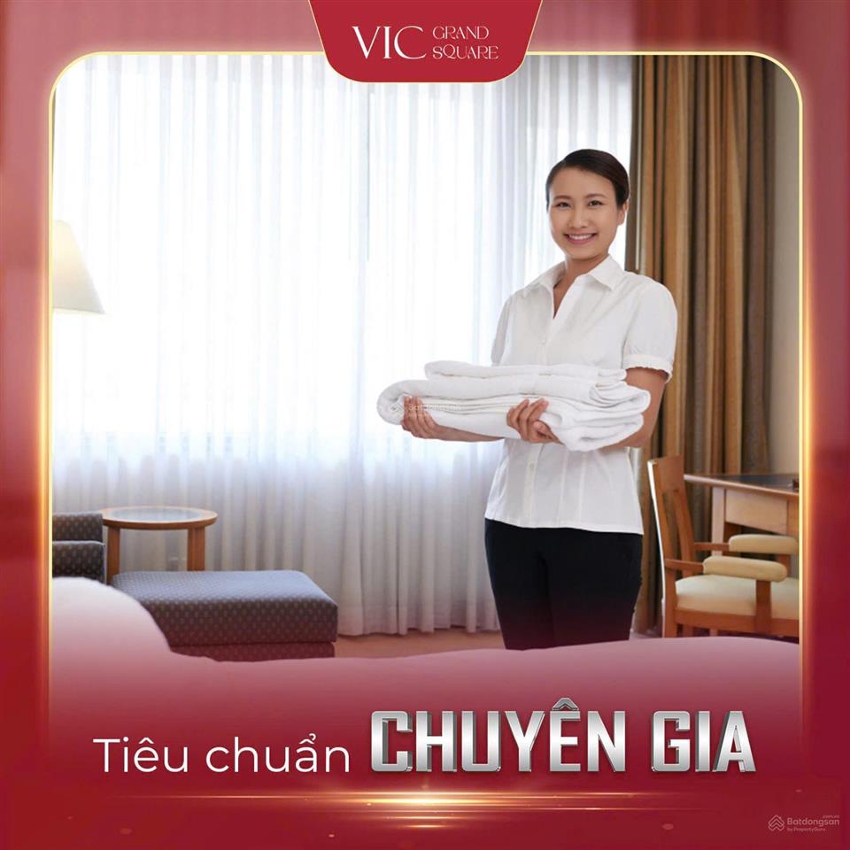 Chuyển nhượng căn 2pn2vs view quảng trường  dự án vic grand square. giá tốt tháng 12