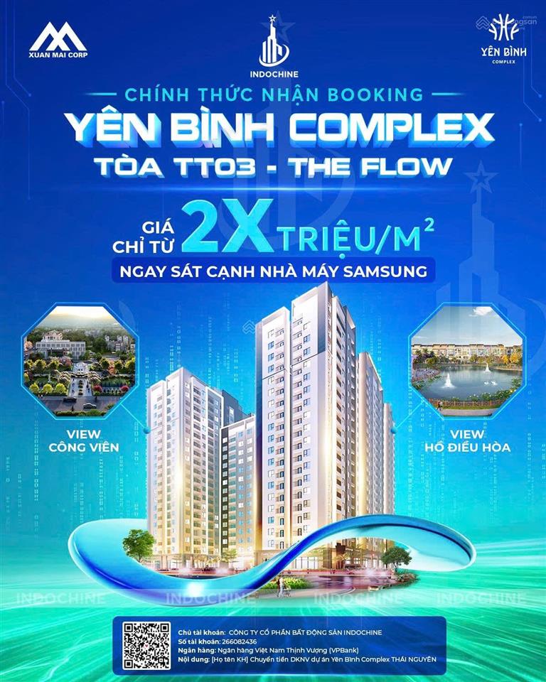 Dự án yên bình complex thái nguyên  ngay sát samsung  tiềm năng sinh lời  giá chỉ từ 2xtr/m2