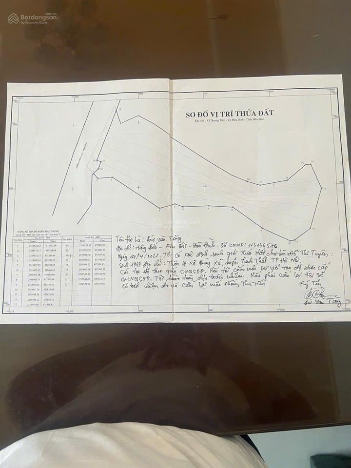 Hàng hiếm  đất nhà cần bán dt 2.6ha đất mặt đường cao tốc hòa lạc  hòa bình