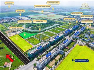 Bán lô đất nền sẵn sổ làn 2 shophouse view hồ điều hoà. kđt vườn hồng trung tâm từ sơn