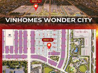 Lô góc 3 thoáng vinhomes đan phượng, gần cụm công viên hồ 19ha, giãn xây 112m2