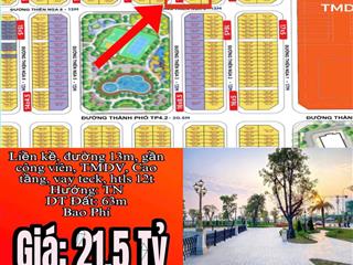 Liền kề thiên nga giá tốt nhất vinhomes cổ loa, gần công viên, đường thông ra hồ, ở thích 63m2*5t.