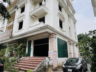 Duy nhất, lô góc shophouse kđt thành phố giao lưu, vỉa hè 10m, gara, ô chờ thang máy 120m2* 5t