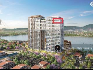 Căn dualkey tầng cao nhất toà ponte view pháo hoa, cầu rồng, biển  diện tích 92,3m2  giá 8,1 tỷ