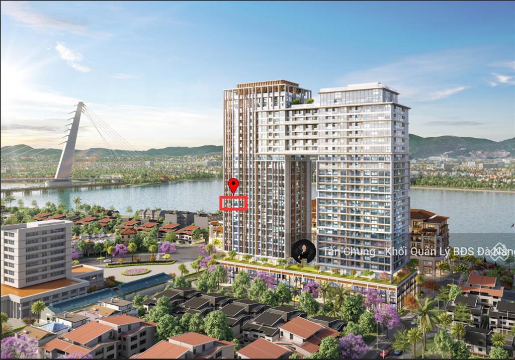 Căn dualkey view cầu trần thị lý, tòa tháp 69 tầng đà nẵng downtown diện tích 93,2m giá 7,8 tỷ