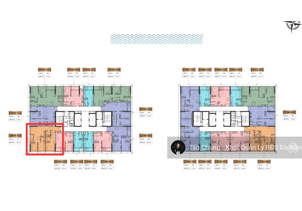 Căn dualkey view cầu trần thị lý, tòa tháp 69 tầng đà nẵng downtown  diện tích 93,2m2  giá 8,1 tỷ