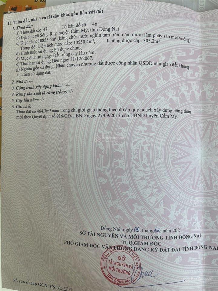 Bán trang trại, khu nghỉ dưỡng, dt 10.855,6m2, giá 9 tỷ, thích hợp làm nhà yến