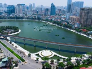 Bán đất lô góc mặt hồ hoàng cầu mai anh tuấn  219m2, mt10.5  vuông a4  145tỷ nhỉnh