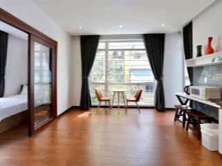 Cho thuê căn hộ 1pn(50m2) full nội thất  thang máy hầm xe  ngay cv lê văn tám q1