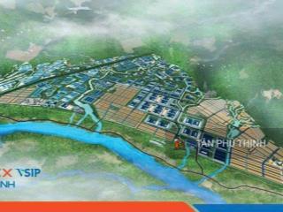 Bán đất becamex vsip bình định 200m2 sổ đỏ công chứng ngay, hai mặt tiền đường giá tốt
