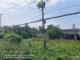 Bán đất mặt tiền nguyễn duy trinh  quỹ đất lớn hiếm có tại long trường