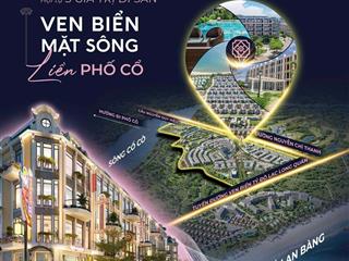 Biệt thự sổ lâu dài mặt biển, kề sông, liền di sản (cách phố cổ 5p di chuyển)