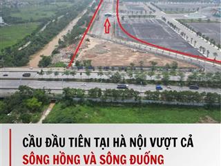 Bán gấp 92m đất đông hội, sát bìa làng, cách vin cổ loa 100m, làm nhà nghỉ được, giá 118tr/m2