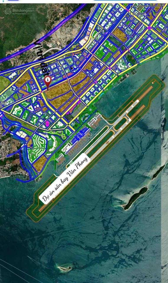 Bán lô đất thổ kkt vân phong, đường ô tô. mặt tiền hơn 10 mét, hơn 300 m2 giá 1 tỷ 350 triệu