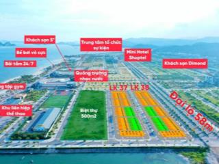 Nằm không ăn lãi đậm! đất nền mặt biển phương đông  lk15, lk16, lk38. trả thẳng chỉ từ 3.2 tỷ