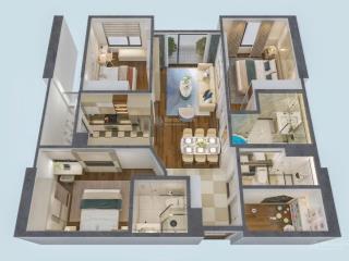 Suất nội bộ 100% ngoại giao giá tốt căn đẹp viha 107 nguyễn tuân 93m2, 97.23m2, 117.3m2