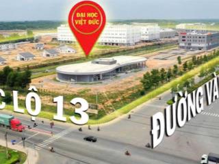 Chủ cần tiền xoay việc cuối năm gởi bán đất gần trường đại học việt đức giá rẻ hơn khu vực 300tr