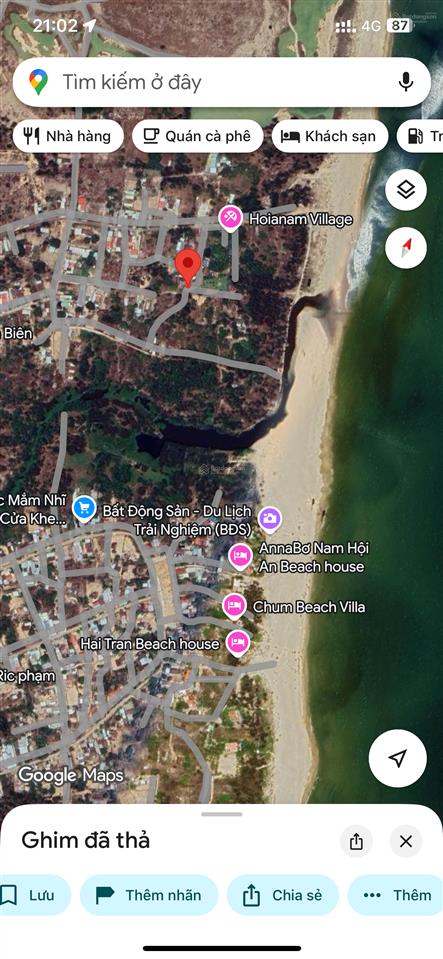 Lô đất biển siêu đẹp ngay làng cửa khe