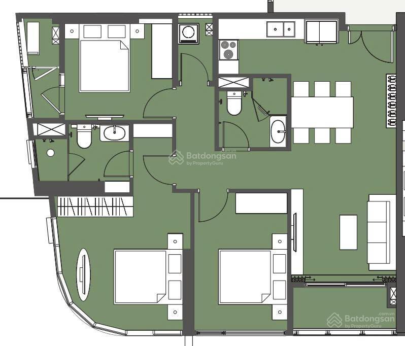 Cần bán 3pn 2vs hướng đông nam lumière orient pearl  view quảng trường thác nước  bể bơi spa