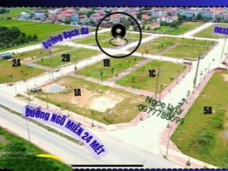 Bán lô góc đất đấu giá kim hoa 3 mặt thoáng,giá và vị trí tốt nhất kđg,mặttiền lớn 9m