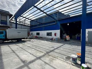 Cho thuê kho xưởng ccn đức hòa long an dt đất 1700m. dt xưởng 1.000m2. trạm điện 560kva. tran