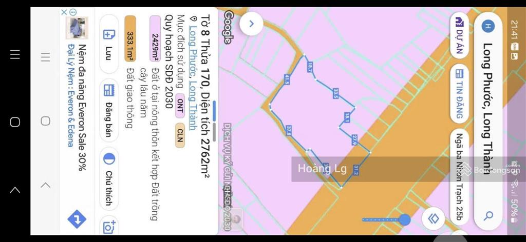 Siêu phẩm đất full thổ cư mặt tiền ql51 gần đường 25c và sân bay long thành