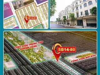 Bán shophouse vị trí vàng kinh doanh cực đỉnh cạnh 9 toà chung cư masterise và công viên empire