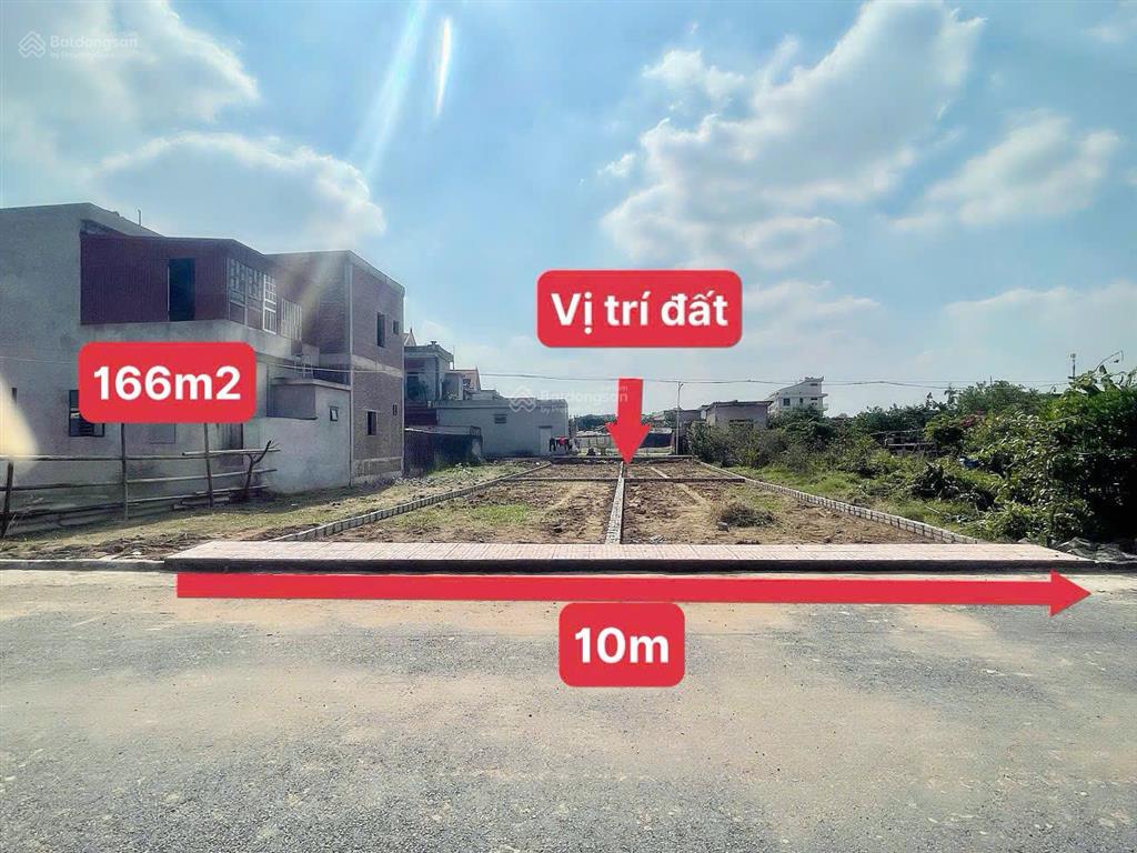 Bán gấp lô đất 166m² 10m mặt đường chia được 2 lô giao yến gần kcn vsip nam định 1100ha