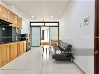 Căn hộ 1 phòng ngủ ban công | full nội thất | bảo vệ 24/7  ngay etown cộng hoà, nhà ga t3