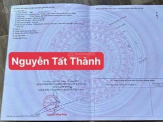 Bán đất mặt tiền đường nguyễn tất thành, đường bê tông sau 5m, có nhà cấp bốn đang cho thuê