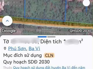 Chính chủ bán 1.756m2 full thổ cư tại phú mỹ c, phú sơn, ba vì, đường trước đất 6m, phân lô tốt