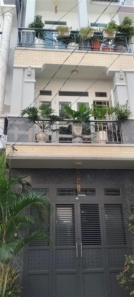 4 tầng xây kiên cố 90m2 (4x23) hẻm 1/ xe tải ngay chợ phạm văn bạch 9 tỷ x