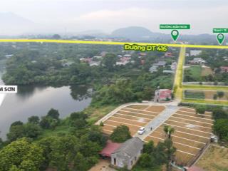 Đất thổ cư view hồ, cạnh sân golf, full thổ cư, giá 2x triệu/m2. sổ đỏ hà nội