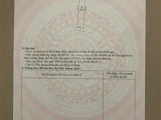 Hàng hiếm chủ gửi bán lô đất đẹp tằng my, phúc thịnh, hà nội