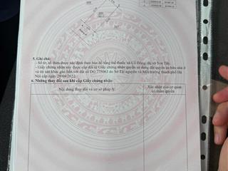 60m full thổ cư cổ đông sơn tây đường trước đất 5m, 30m ra trục chính xã, 500m ra quốc lộ 21a
