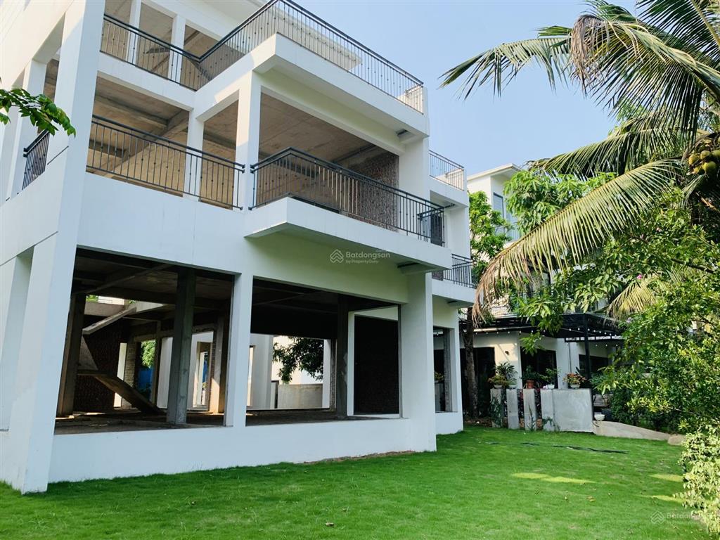 Bán đơn lập biệt thự đảo ecopark diện tích 480m2, hướng hồ đông nam nhà thô thiết kế có hồ rộng