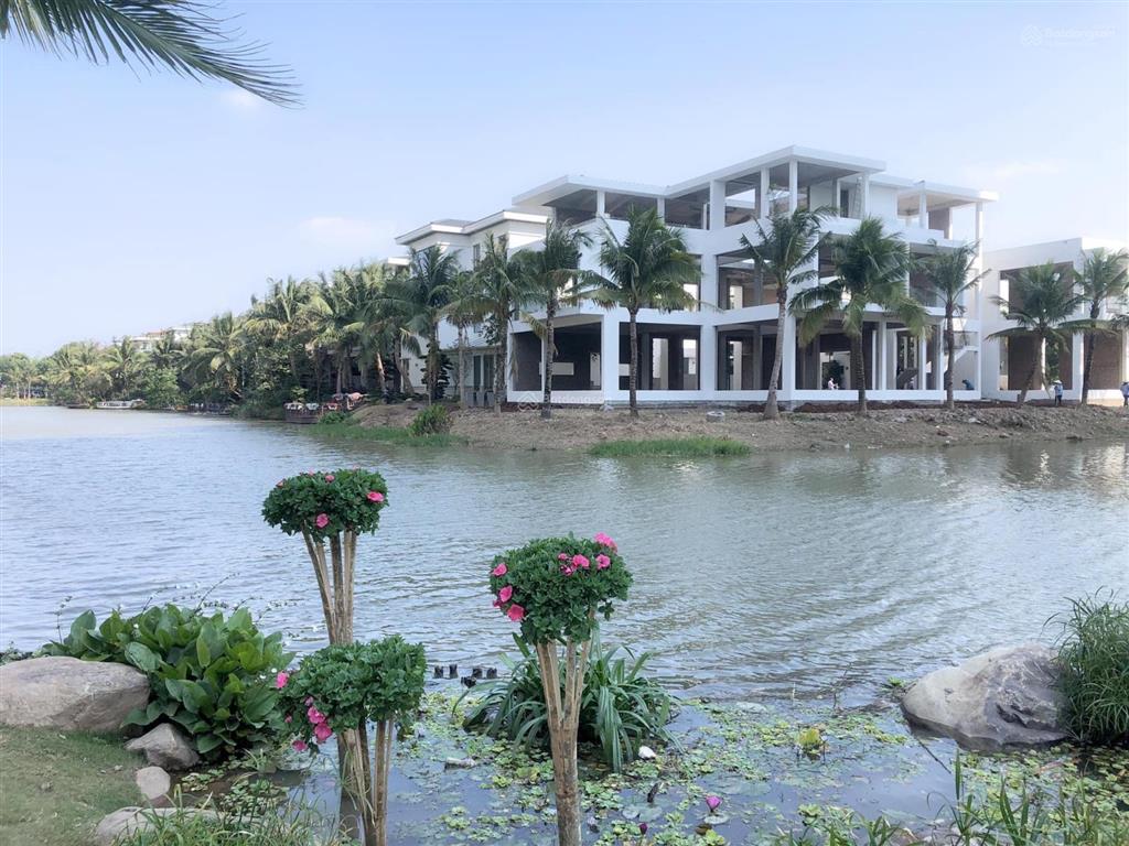Bán đơn lập biệt thự đảo ecopark diện tích 480m2, hướng hồ đông nam nhà thô thiết kế có hồ rộng