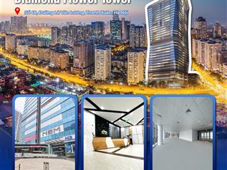 Cho thuê văn phòng tòa nhà diamond flower tower  48 lê văn lương