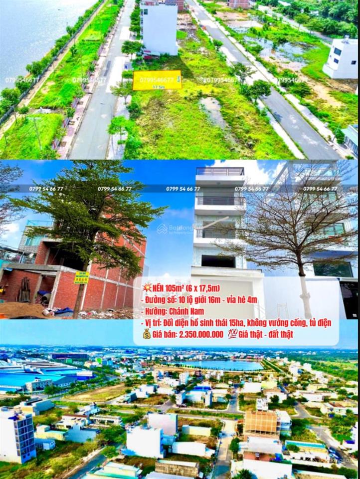 Bán nhanh cặp nền 6x19m đường 16m view sông an hạ giá 1tỷ800 sổ hồng riêng sang tên trong ngày